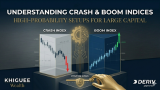 Learn the mechanics of Crash & Boom indices. Discover high-probability setups and institutional strategies for these unique synthetic assets with Khiguee Wealth.